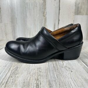 BØC Børn Concept Black Leather Shooties #1035